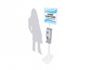 RESB-907 Hand Sanitizer Stand w/ Graphic